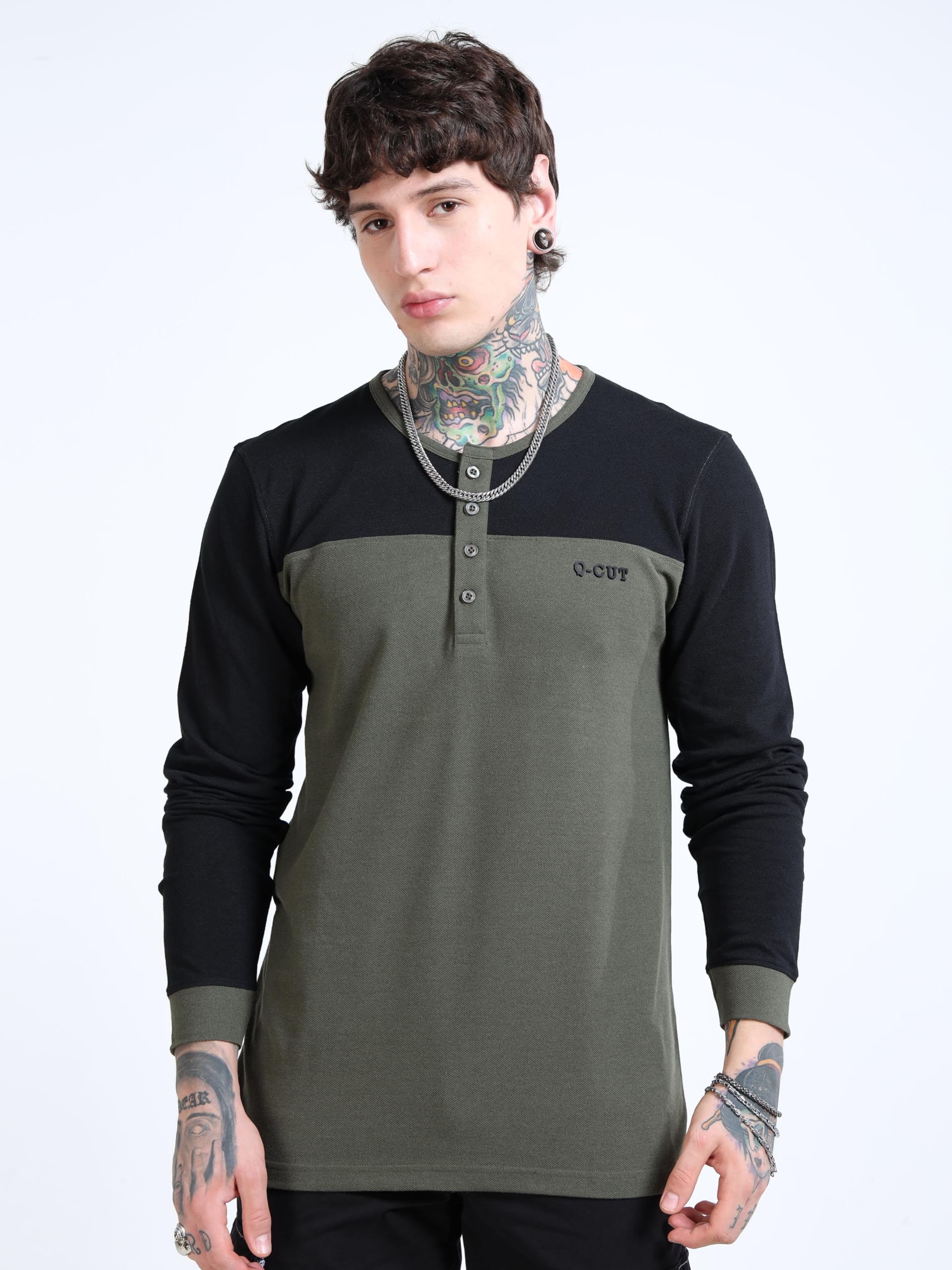 q-cut Mens Full Sleeve Tshirts-picture-21
