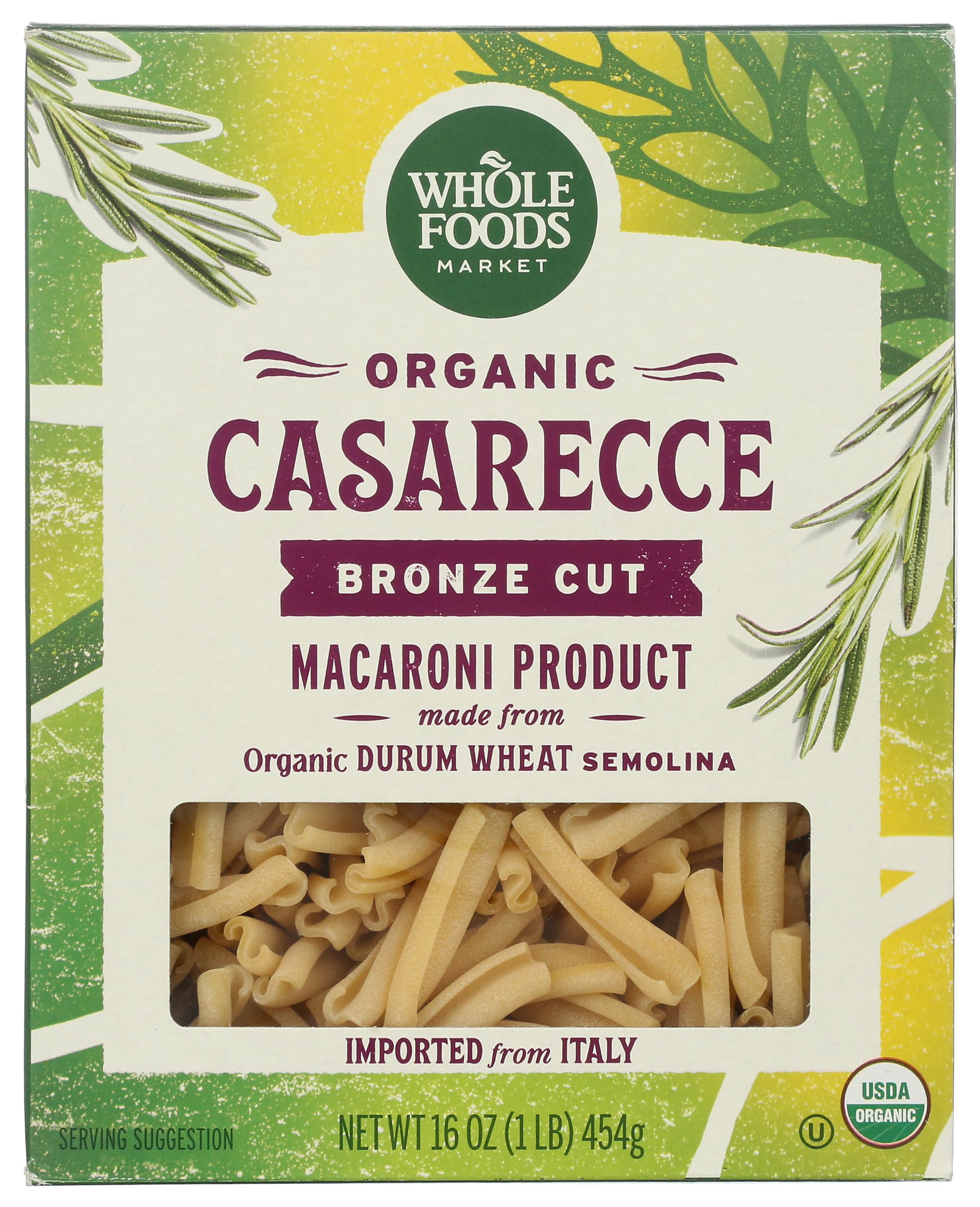 Organic Casarecce, 16 Ounce