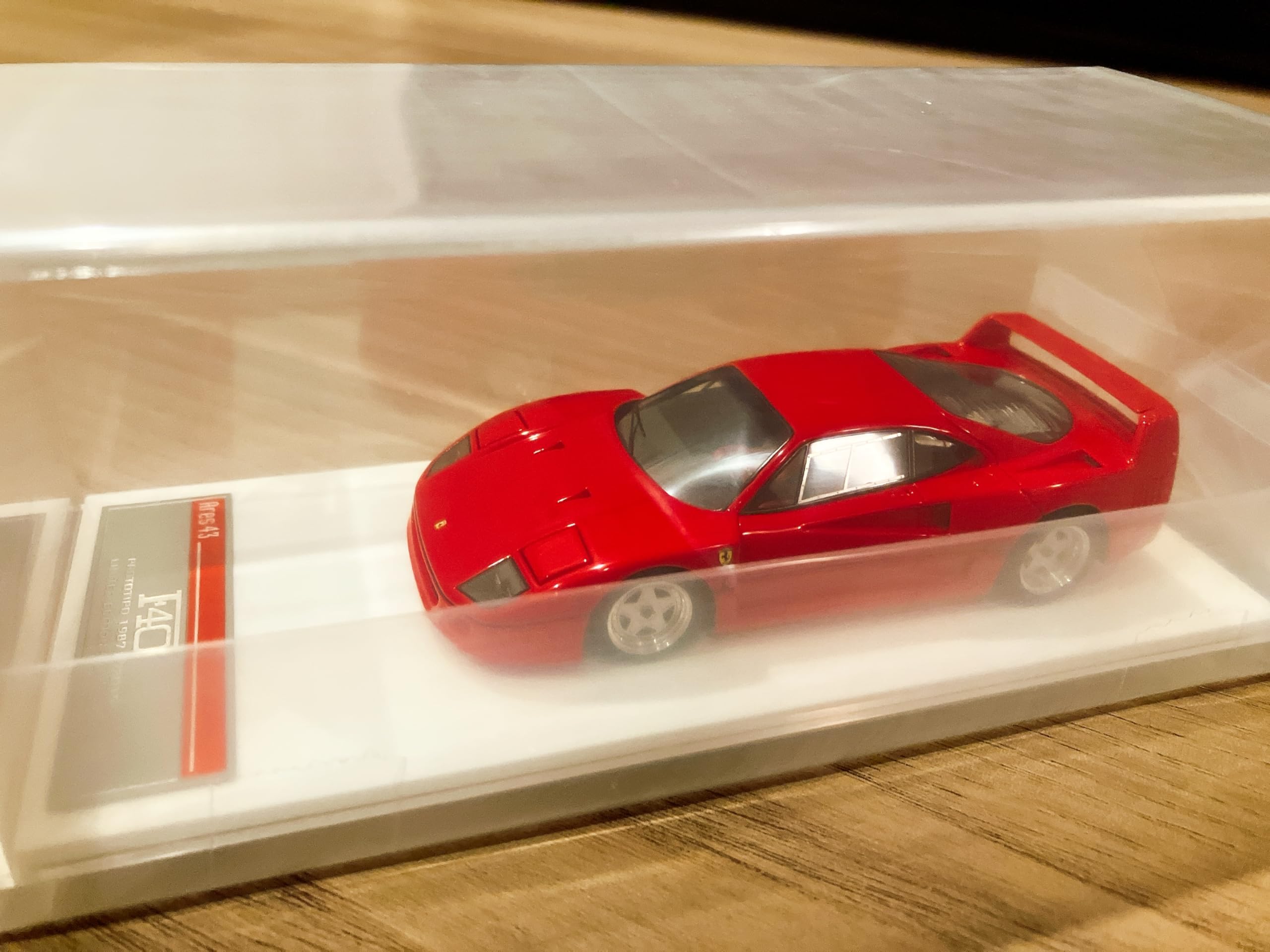 Amazon | 1/43 SCM フェラーリ Ferrari 1987 F40 Prototype S/N73015