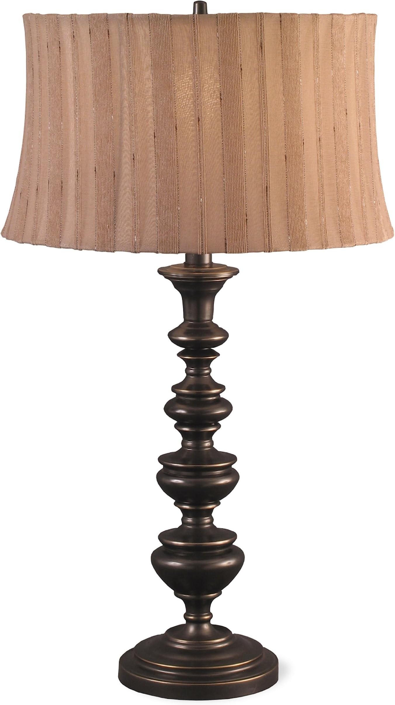 Lighting Enterprises Fillable Jar Table Lamp, Bronze