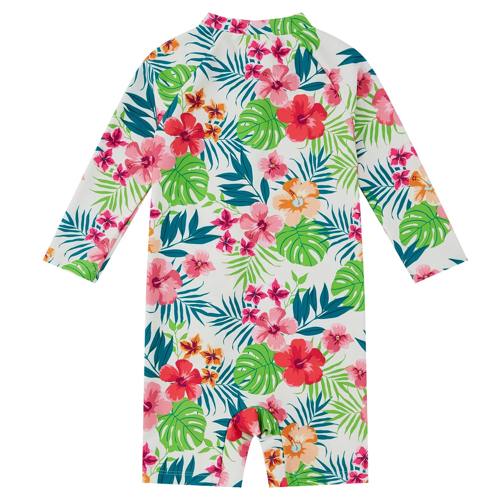 Costume da Bagno per Bambino/Ragazza con Protezione Solare UPF 50+ Costume da Sole a Manica Lunga con Cerniera Completa per Neonato (3-36 Mesi)