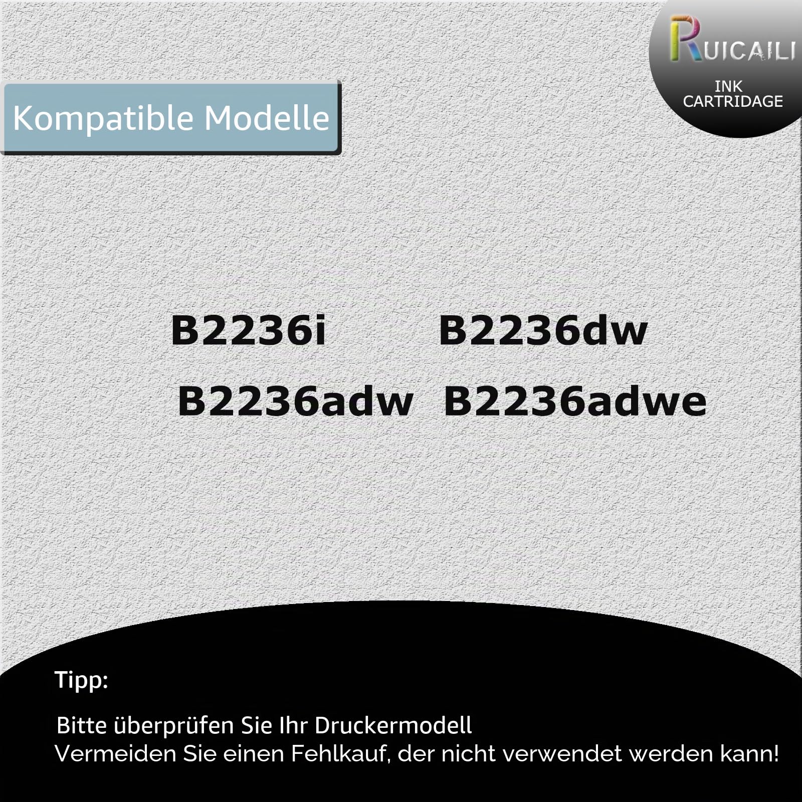 B2236 B2236DW Bildtrommeleinheit, kompatibel mit Lexmark B2236dw MB2236 MB2236adw Drucker, 1 Stück, Schwarz, 12.000 Seiten drucken