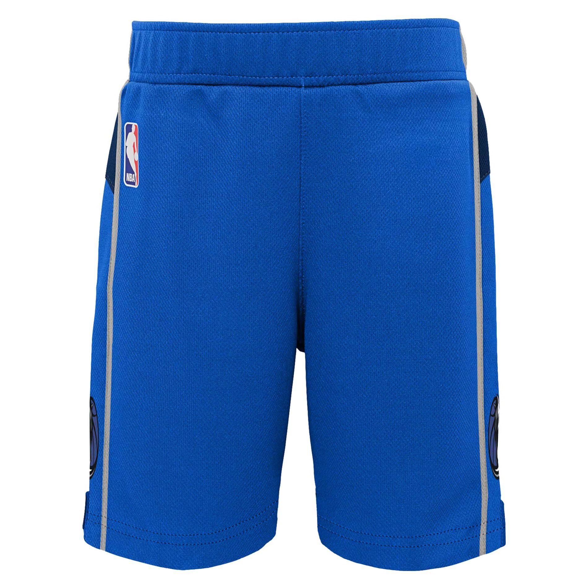 Dallas Mavericks NBA Toddler 2T-4T Blue Team Color Home On-Court Replica Performance Shorts - 2T
