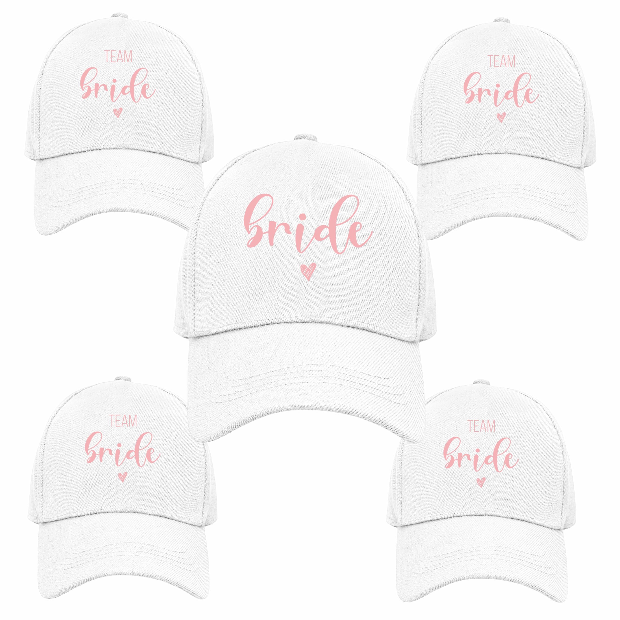 Colorfamily Kit Cappellini Donna per Addio al Nubilato - Idea Regalo Divertente e Personalizzabile per Festa o Matrimonio - Frase Divertente Bride Party