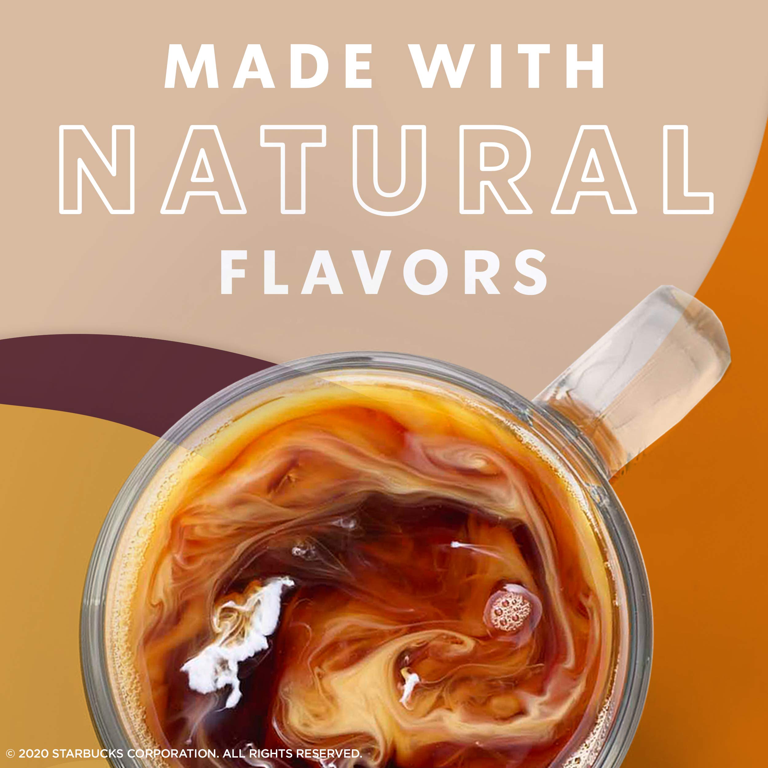 Starbucks Cápsulas de café K-Cup con sabor, arce y nuez para cafeteras Keurig, 1 caja (22 cápsulas)