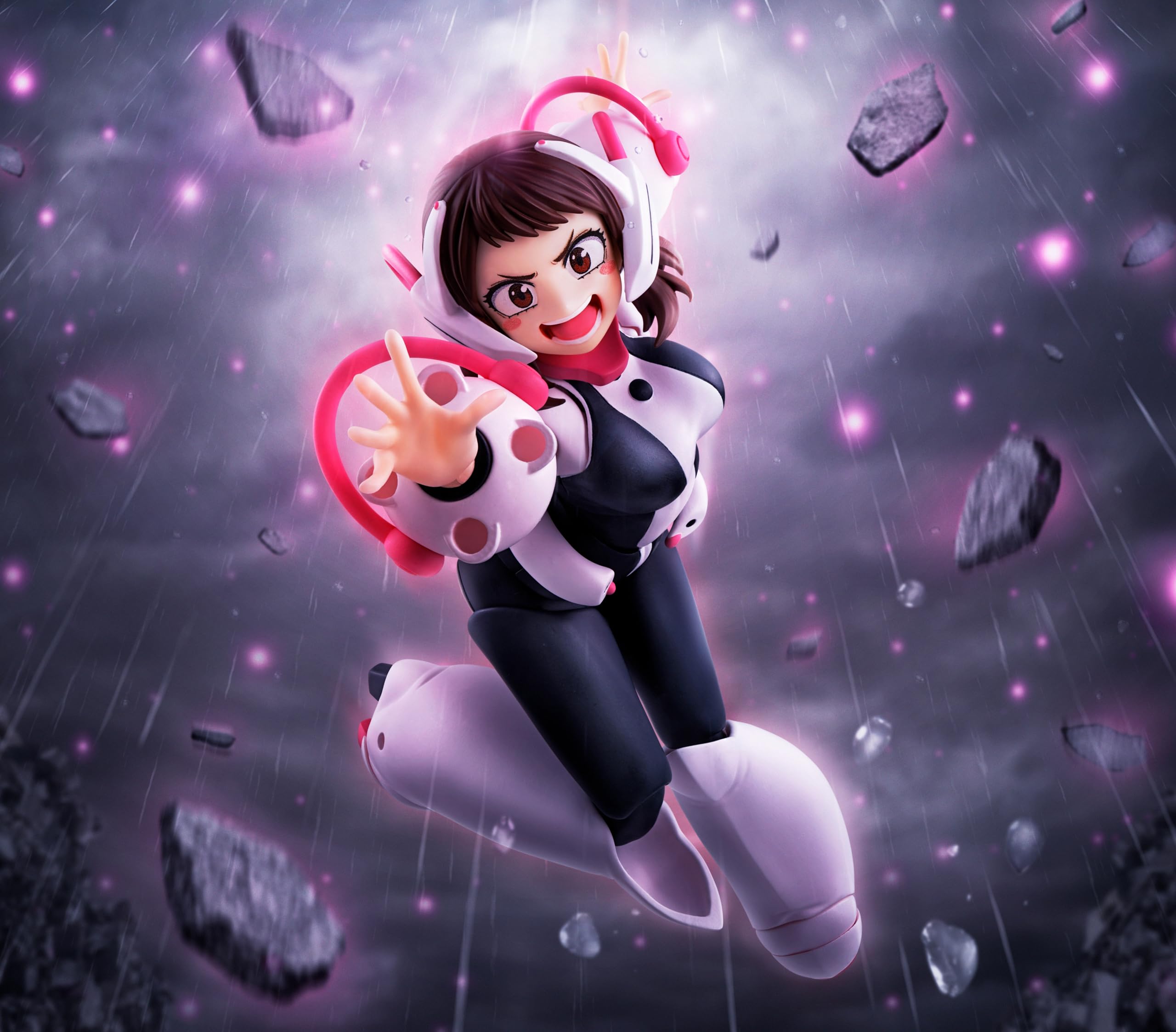 TAMASHII NATIONS My Hero Academia Ochaco Uraraka S.H.Figuarts Personaggio d'azione