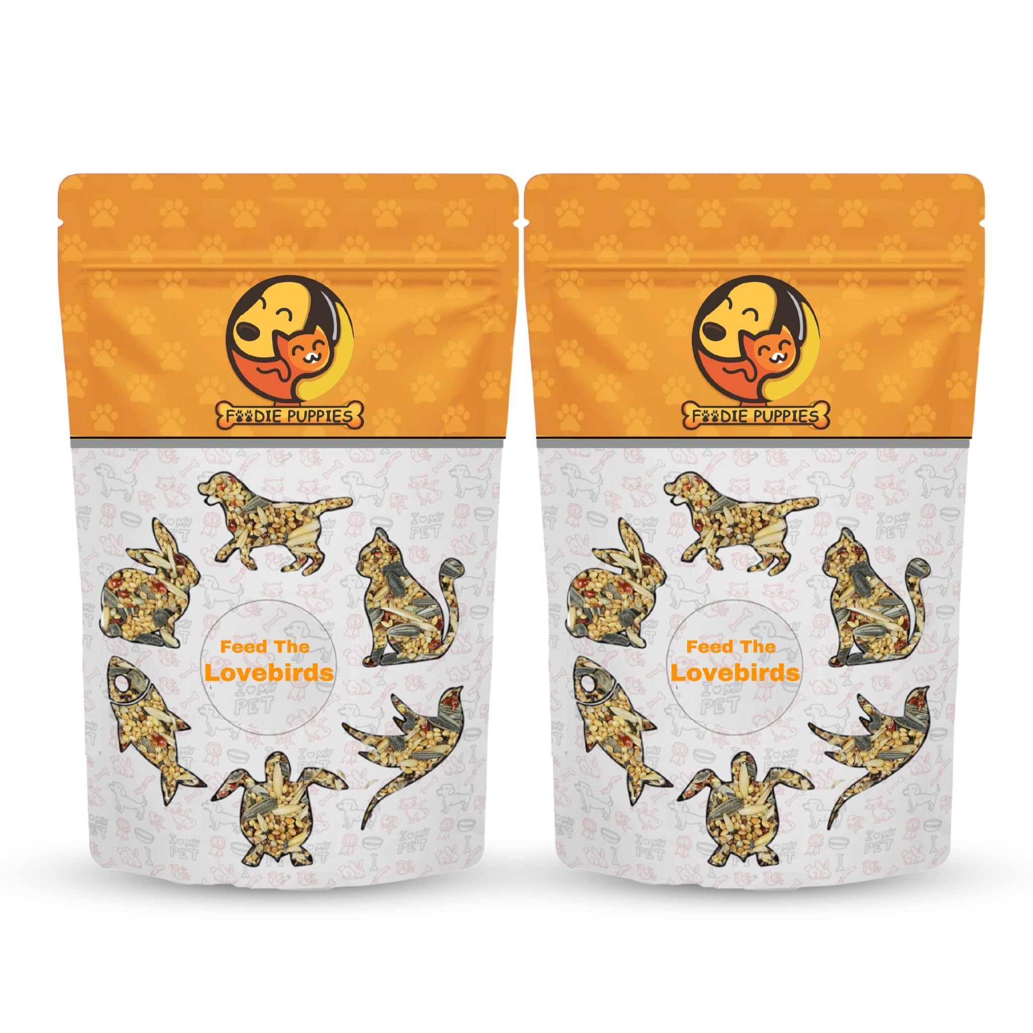 Foodie Puppies Bird Food for Love Birds - (2Kg, Pouch) | Mix Seeds, Kangani, Yellow Proso, Sunflower, Browntop, Oats, Pearls - Fortified with Canary Seeds | Daily Birds Food Seeds | All Life Stages (B0C9QY7NWK) Amazon Price History, Amazon Price Tracker