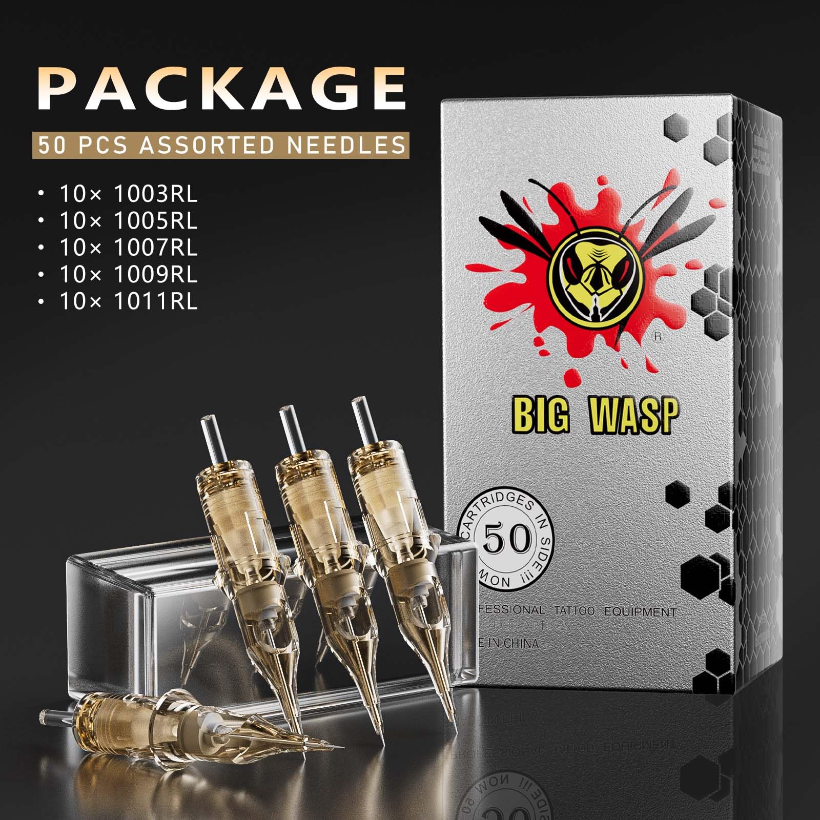 Amazon.com: BIGWASP (3rd Gen) 50pcs Assorted Disposable Cartridge