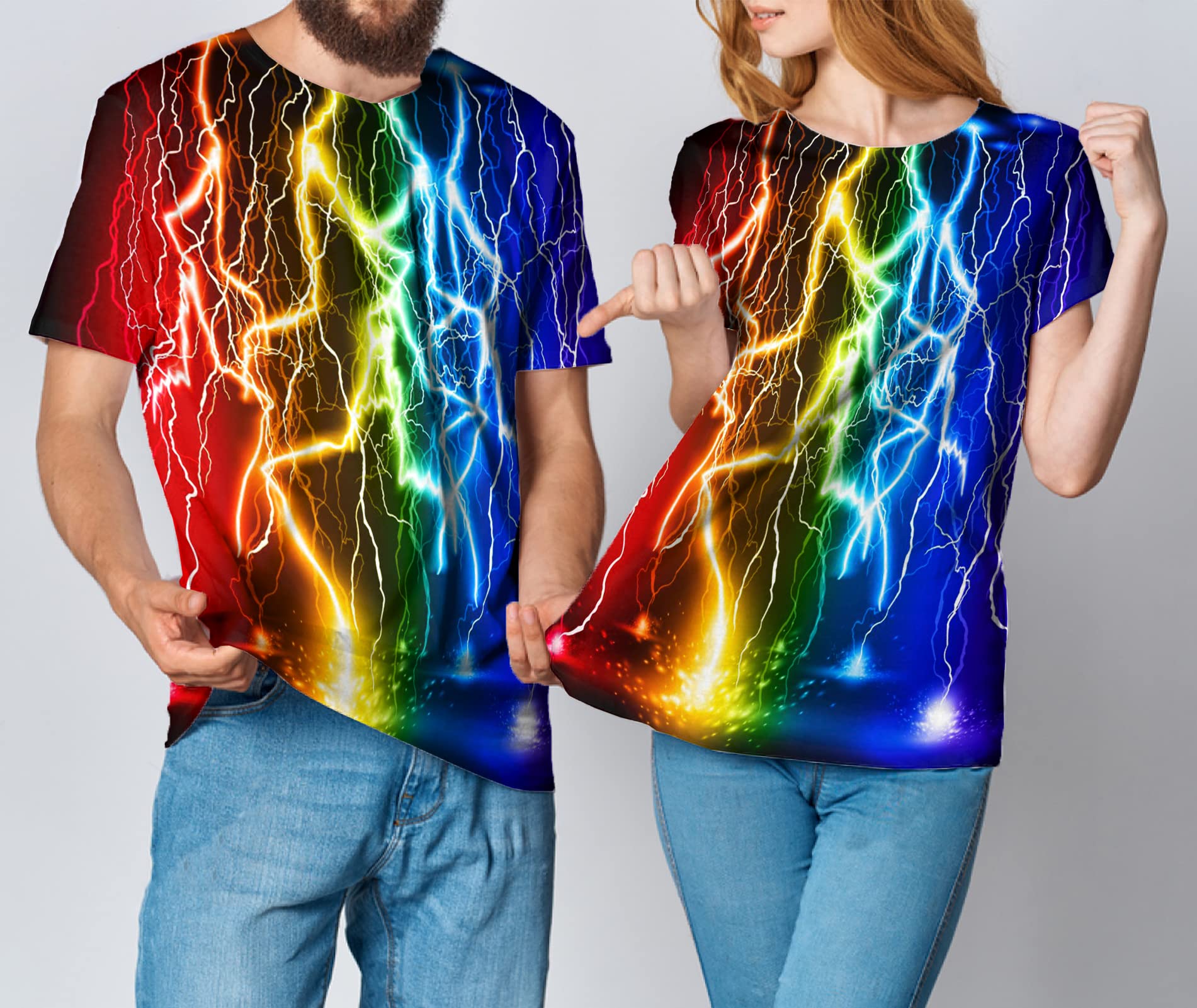 Yasswete Mens Womens Graphic T-Shirts Unisex 3D Printed Short Sleeve Shirts Tops product thumbnail 4