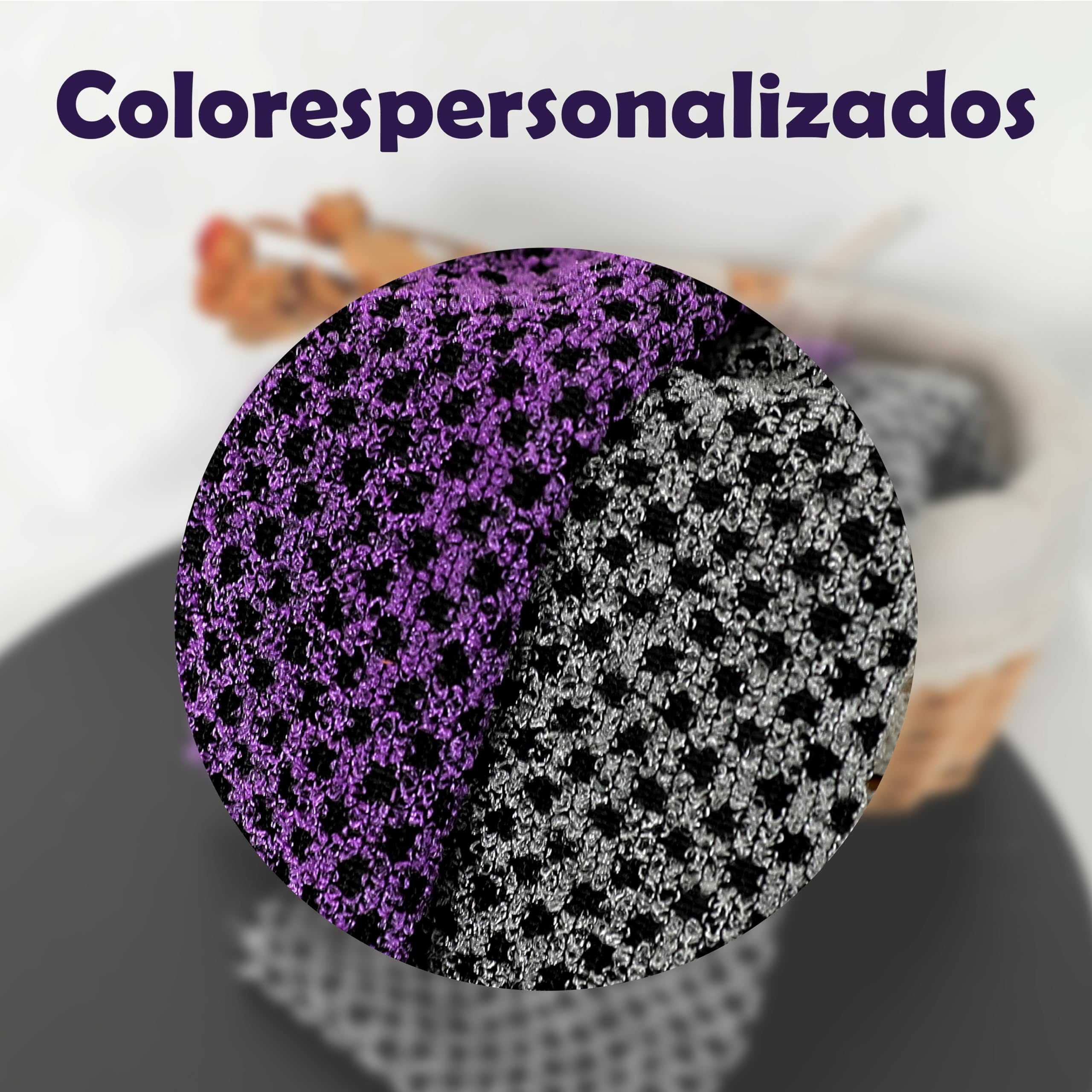 myHomeBody ToallitaExfoliante Extra Larga | Exfoliante CorporalToallaexfoliante, toallajaponesa |3D Textura Obsidian and Raisin Dots, juego de 2 con cepillo facial extra