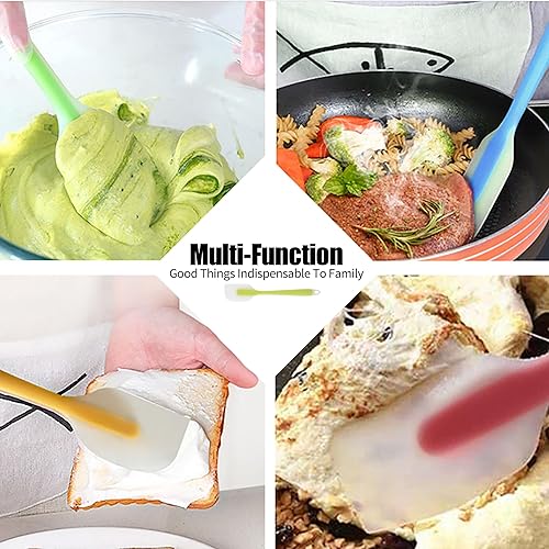 Miniatura 5 de 3 espátulas de silicona, espátula resistente al calor de 8.2 pulgadas, espátulas de goma antiadherentes, herramienta de mezcla para hornear (pequeño)