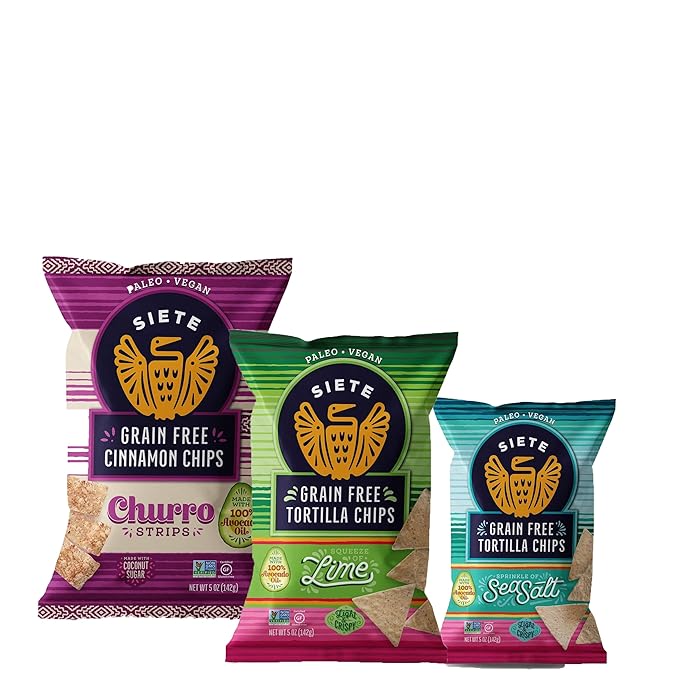 Buy Siete Best Sellers Variety Pack Grain Free Tortilla Chips and