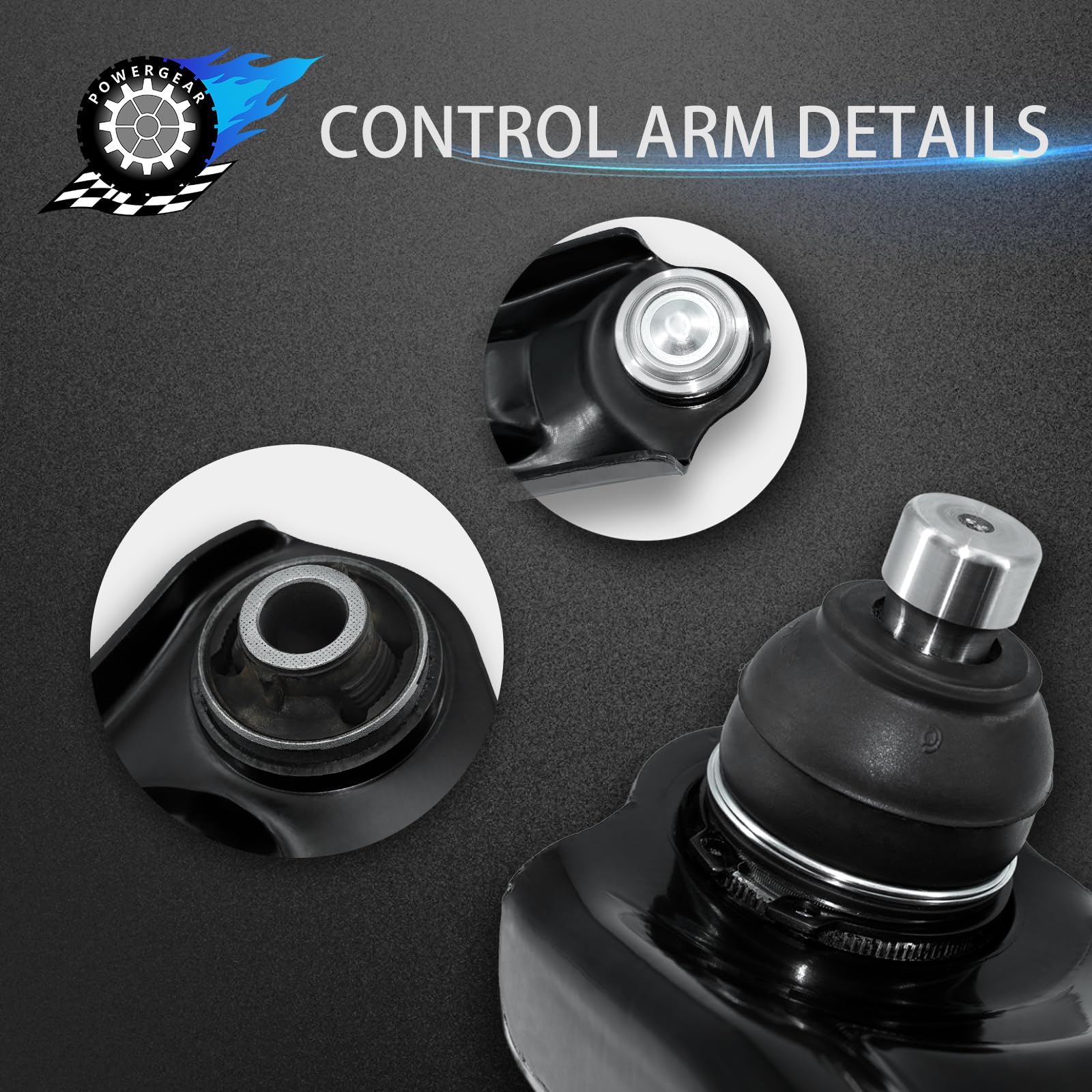 4-Piece Front Lower Control Arm Kit With Ball Joints For Nissan Micra, Versa, Note 1.6L
