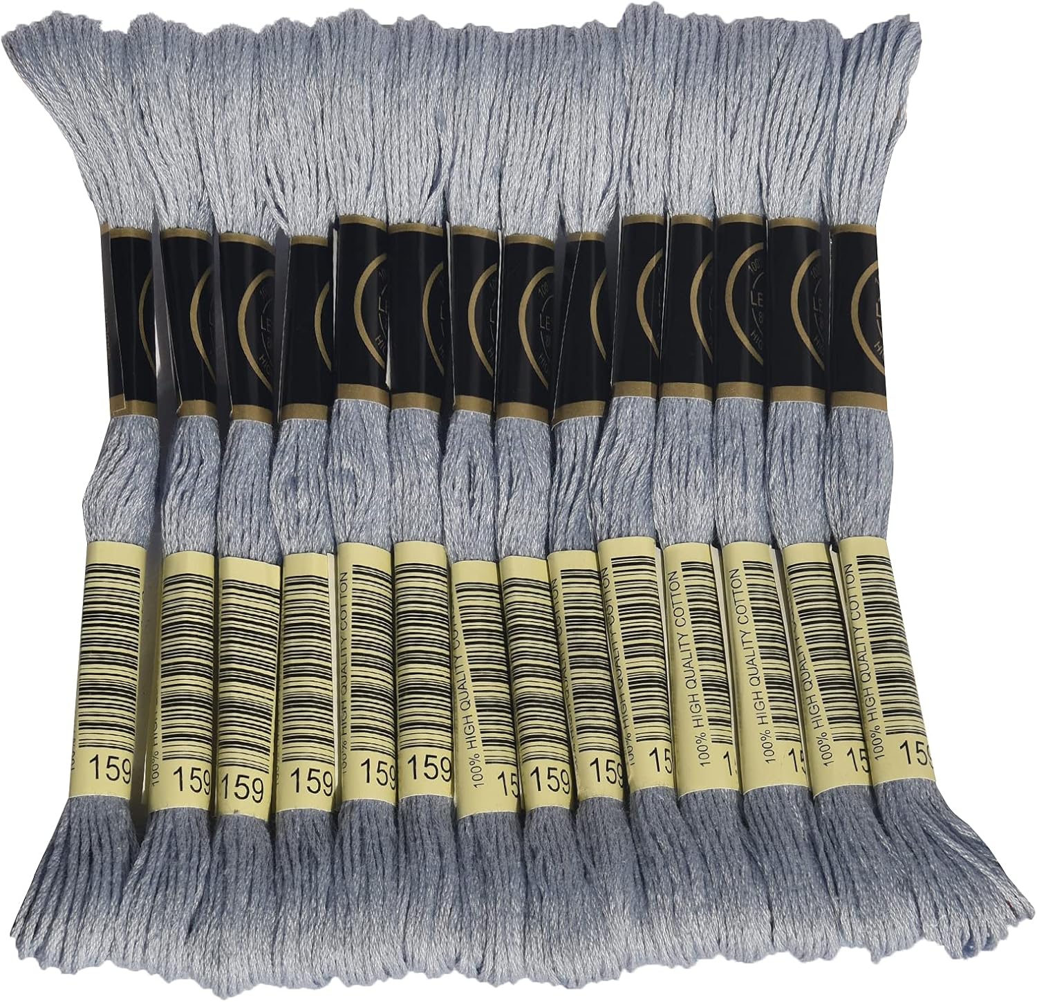 LE PAON Embroidery Floss, 14Pack Six Strands 100 Long