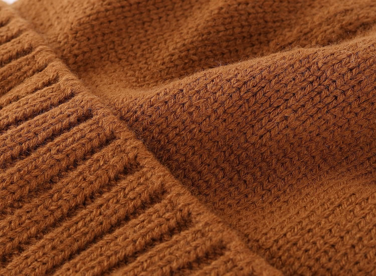 Home Prefer Mens Winter Hat Knit Earflap Hat Stocking Caps with Ears Beanie Hat - Image 3