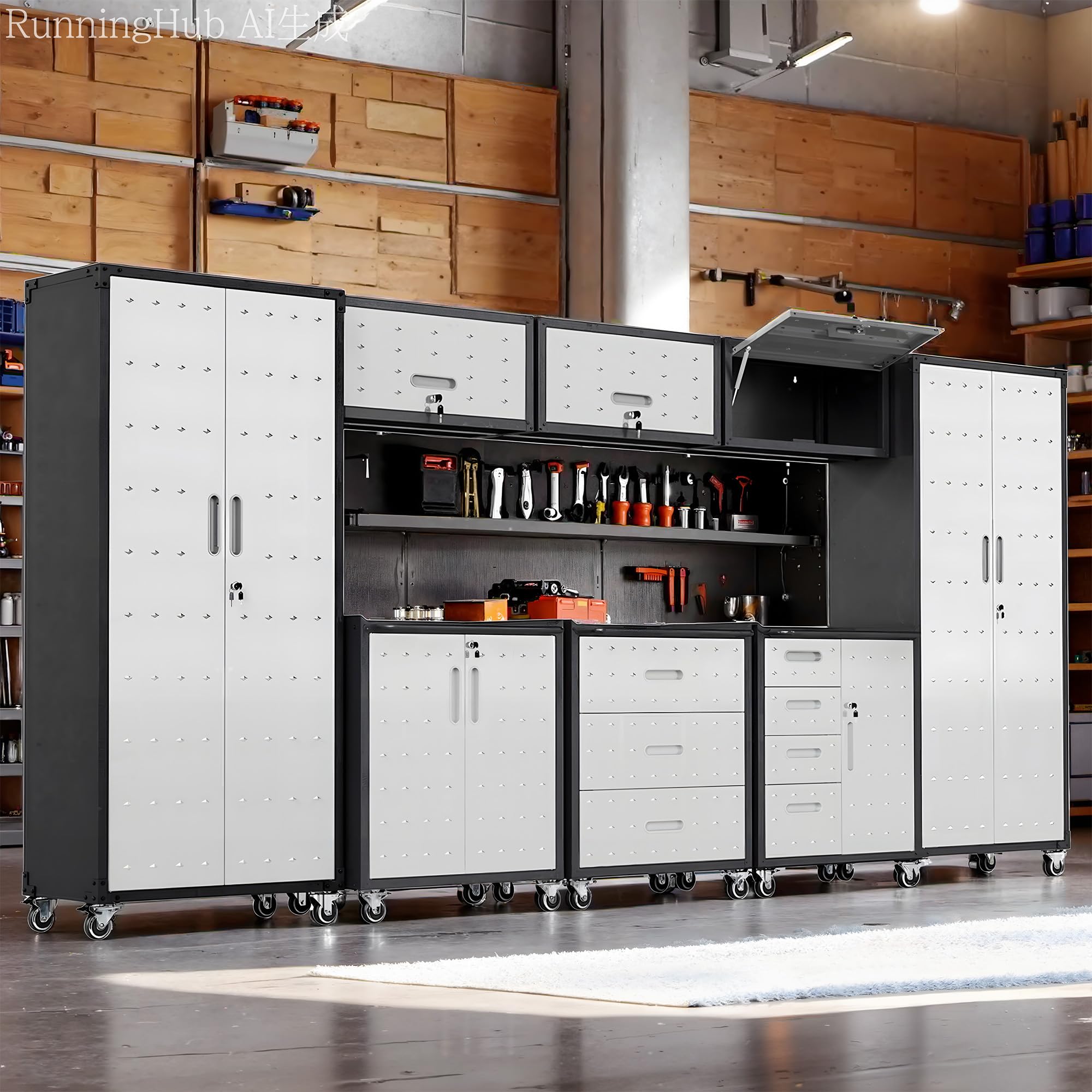 VIYET All-in-One Garage Cabinet System