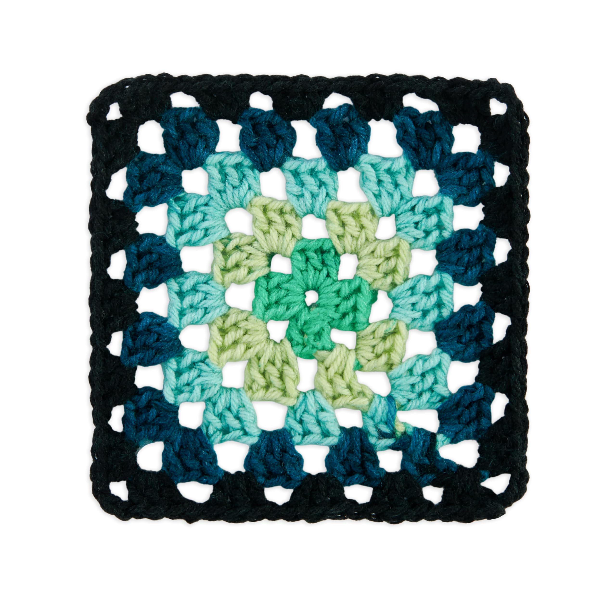 Red Heart All in One Granny Square Black- Cyber Leaf Yarn, 3 Pack of 250g/8.8oz, 100% Acrylic, #4 Worsted (Medium) - Image 2