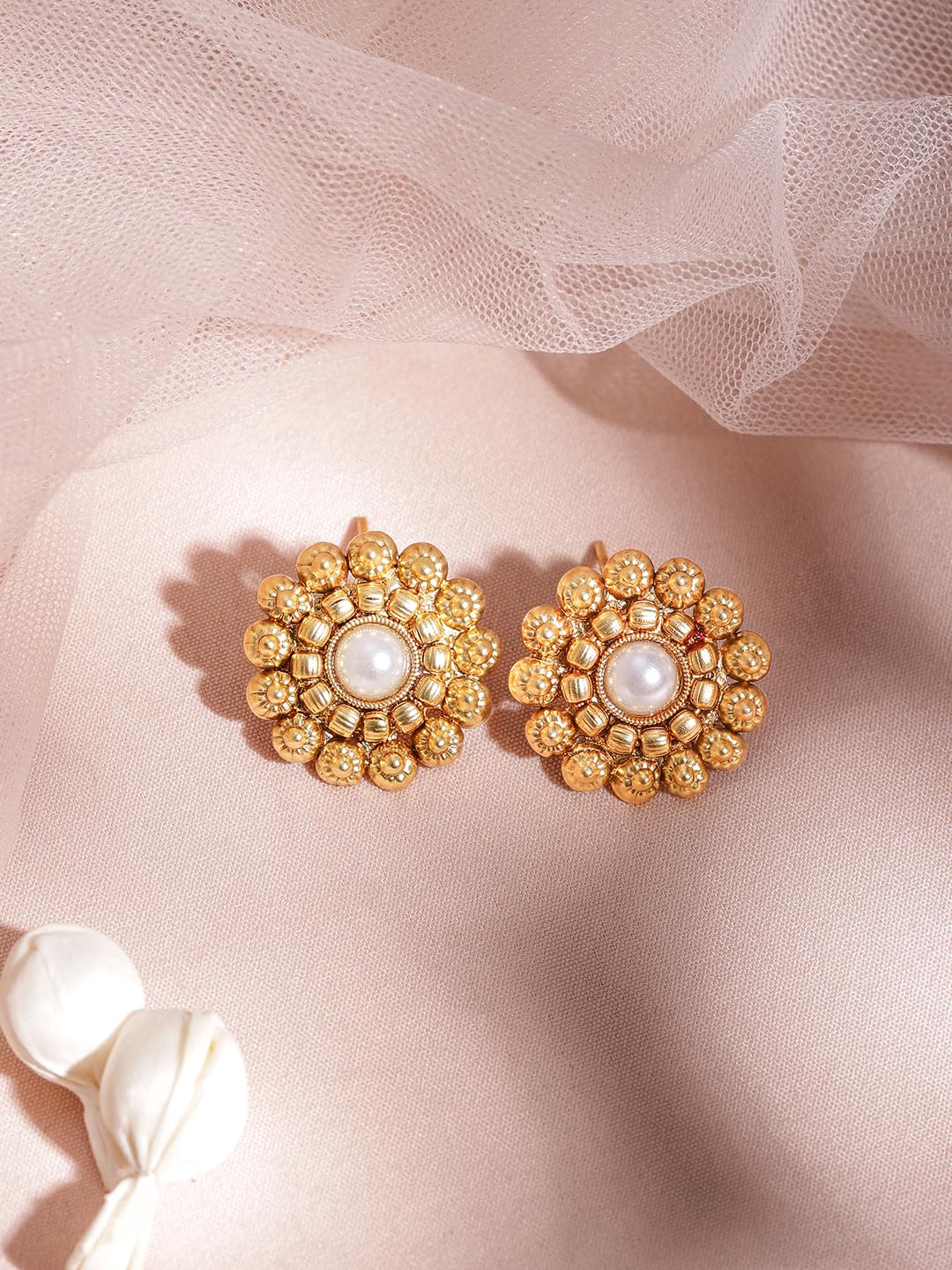 Rubans Necklace Set Gold Plated Traditional Stylish Jewellery Gift for Women & Girls - Image 5