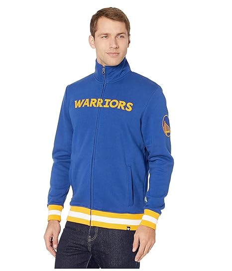 warriors track jacket