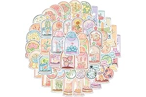 50Pcs Water Bottle Stickers Random Pack for bottles, laptops, skateboards, etc.