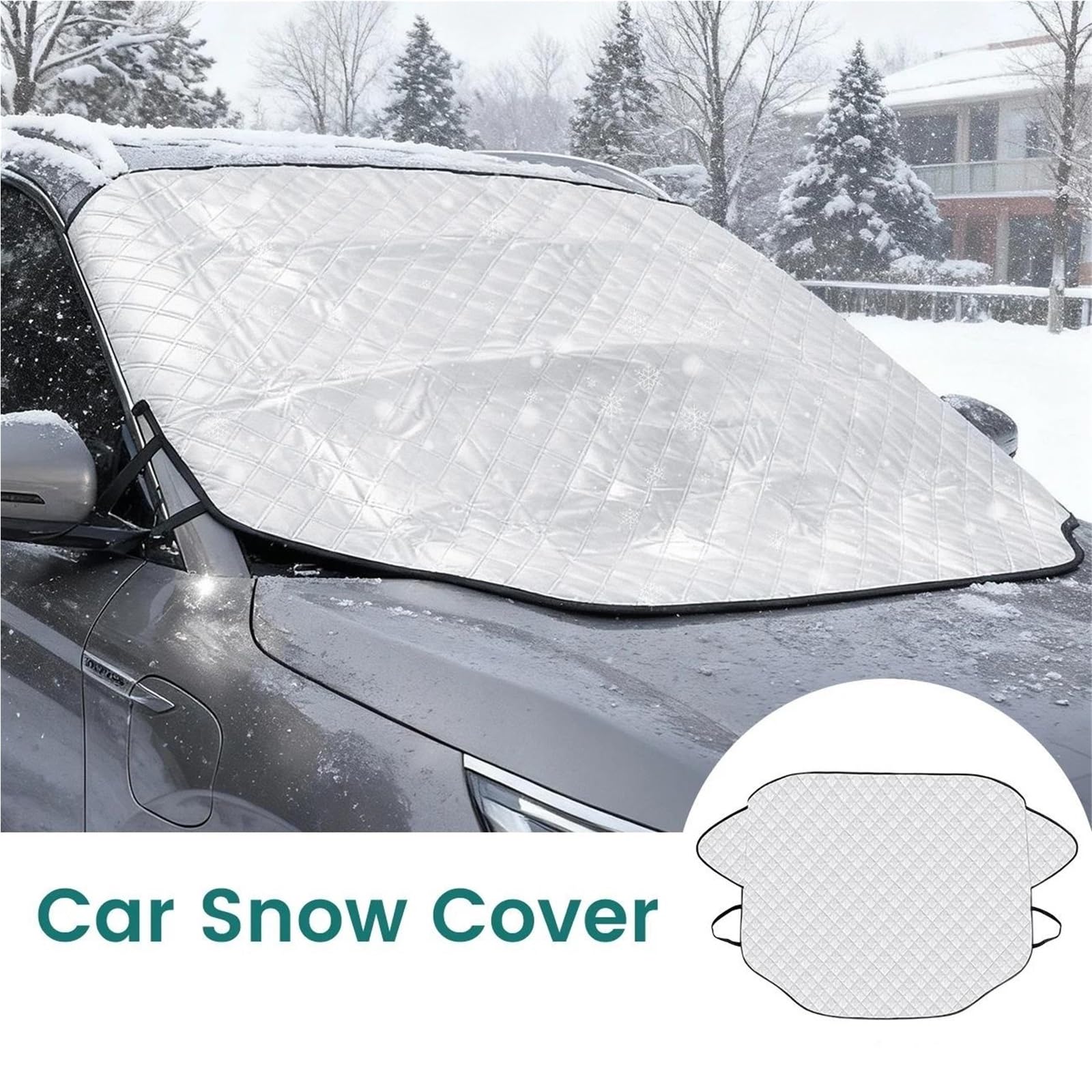 Copinverno Ertura per Parabrezza Auto Coperture per Parabrezza di Protezione Invernale per Auto