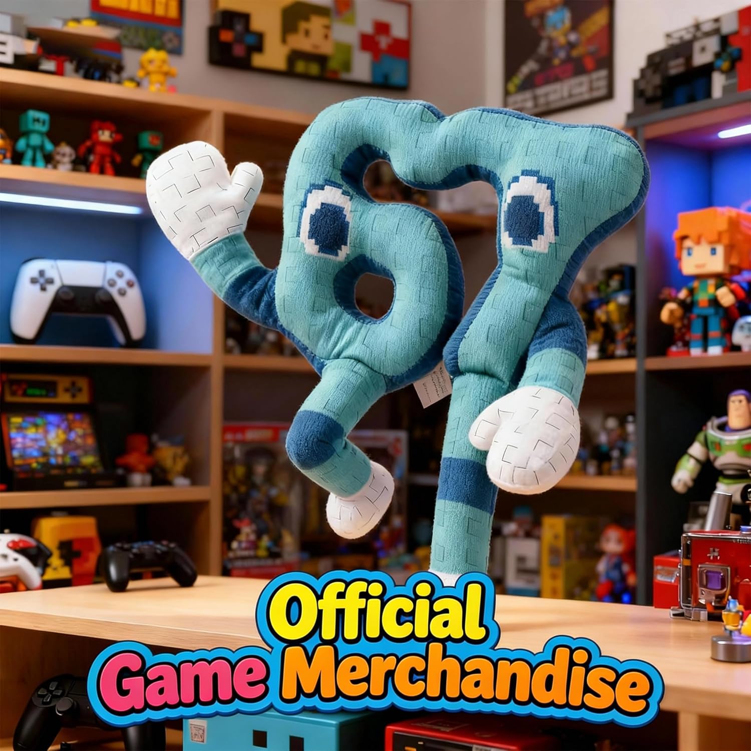 Steal a Brainrot Plush Toys, 67 Brainrot Plush 11 Inch, Italian Brainrot from Secret Steal a Brainrot Stuffed Brain Rot Plush Gift for Fans (Brainrot 67)