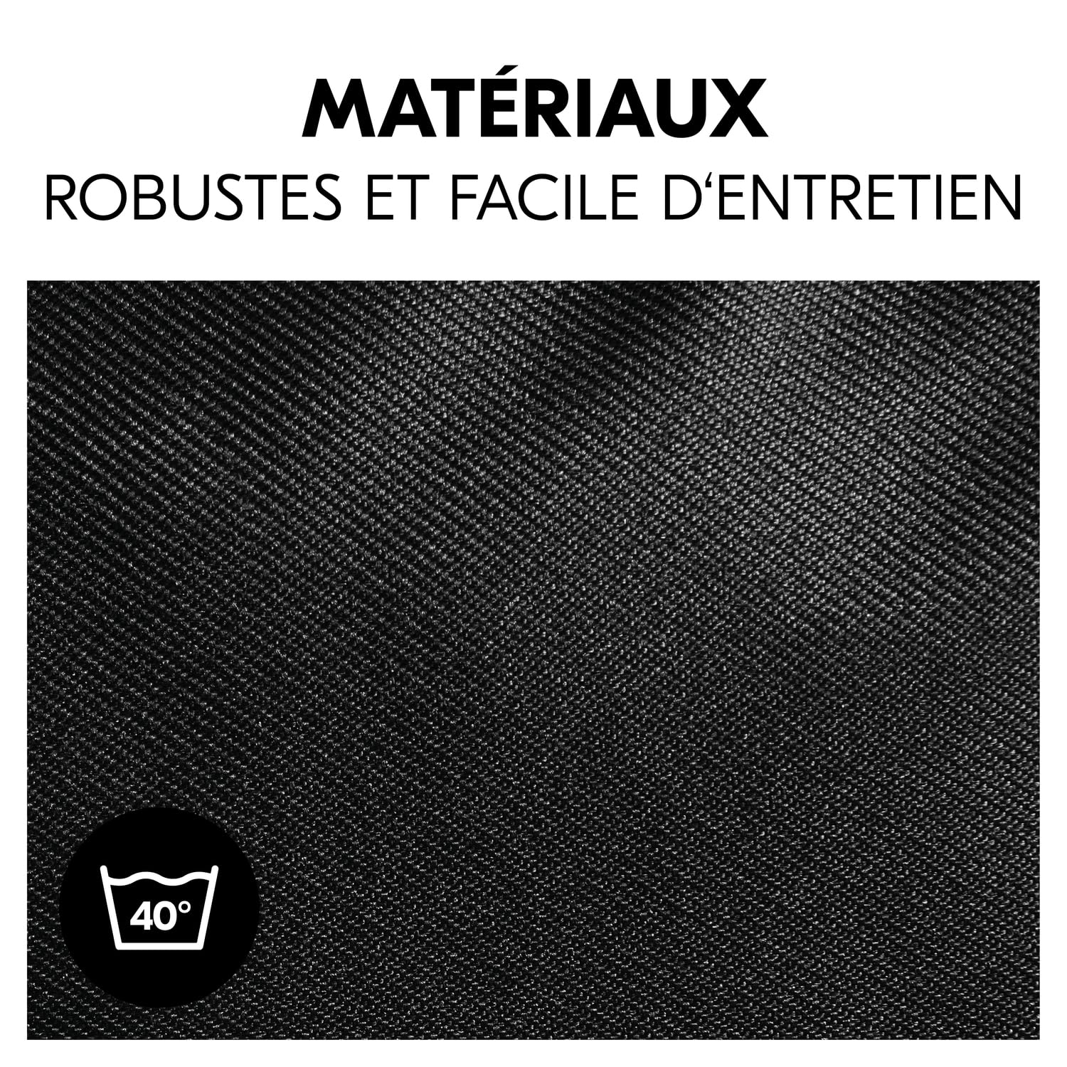 hauck Pushchair Hip Bag, Noir - 2en1 Sac de Rangement Poussette et Sac Banane pour Femmes et Hommes - Grand Organisateur Landau 17 x 11 x 32 cm - Fixation Facile - Longue Ceinture Réglable