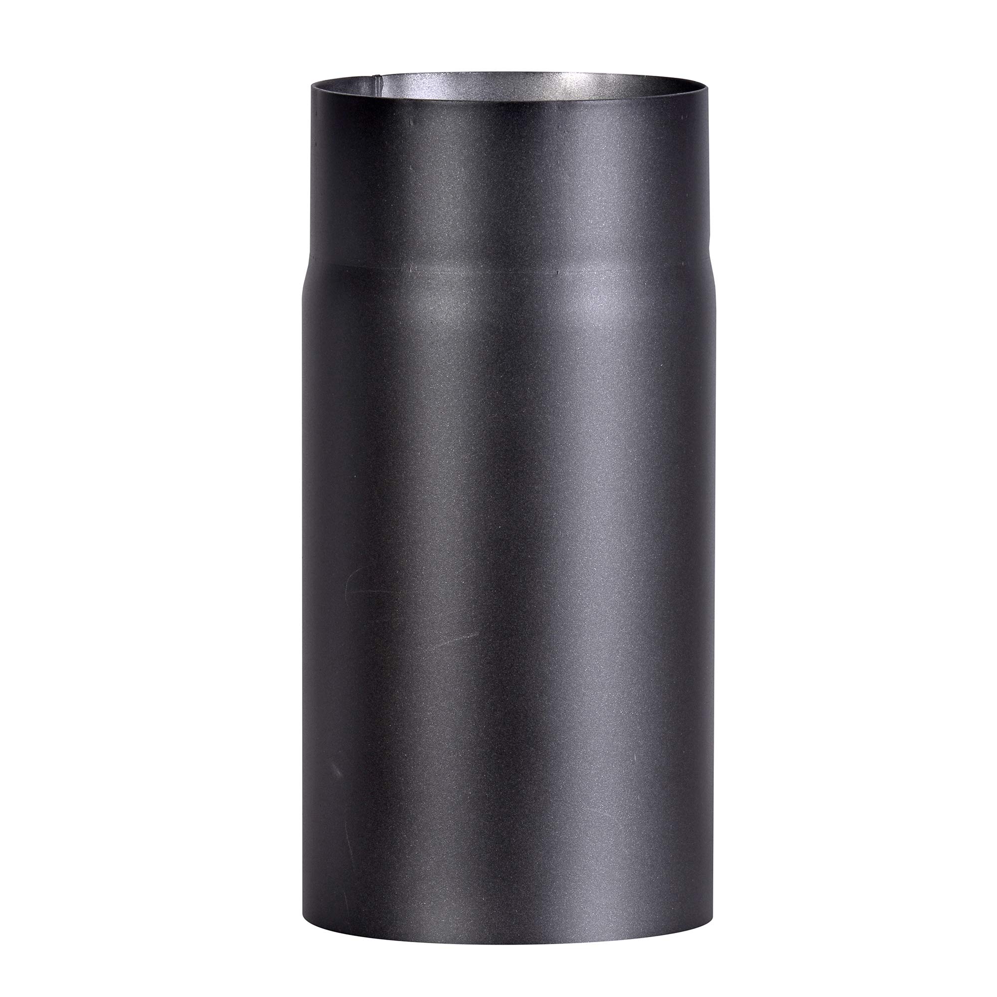 FIREFIX R120/2 Ofenrohr – 120 mm Durchmesser, 2 mm Wandstärke, 250 mm Länge, schwarz