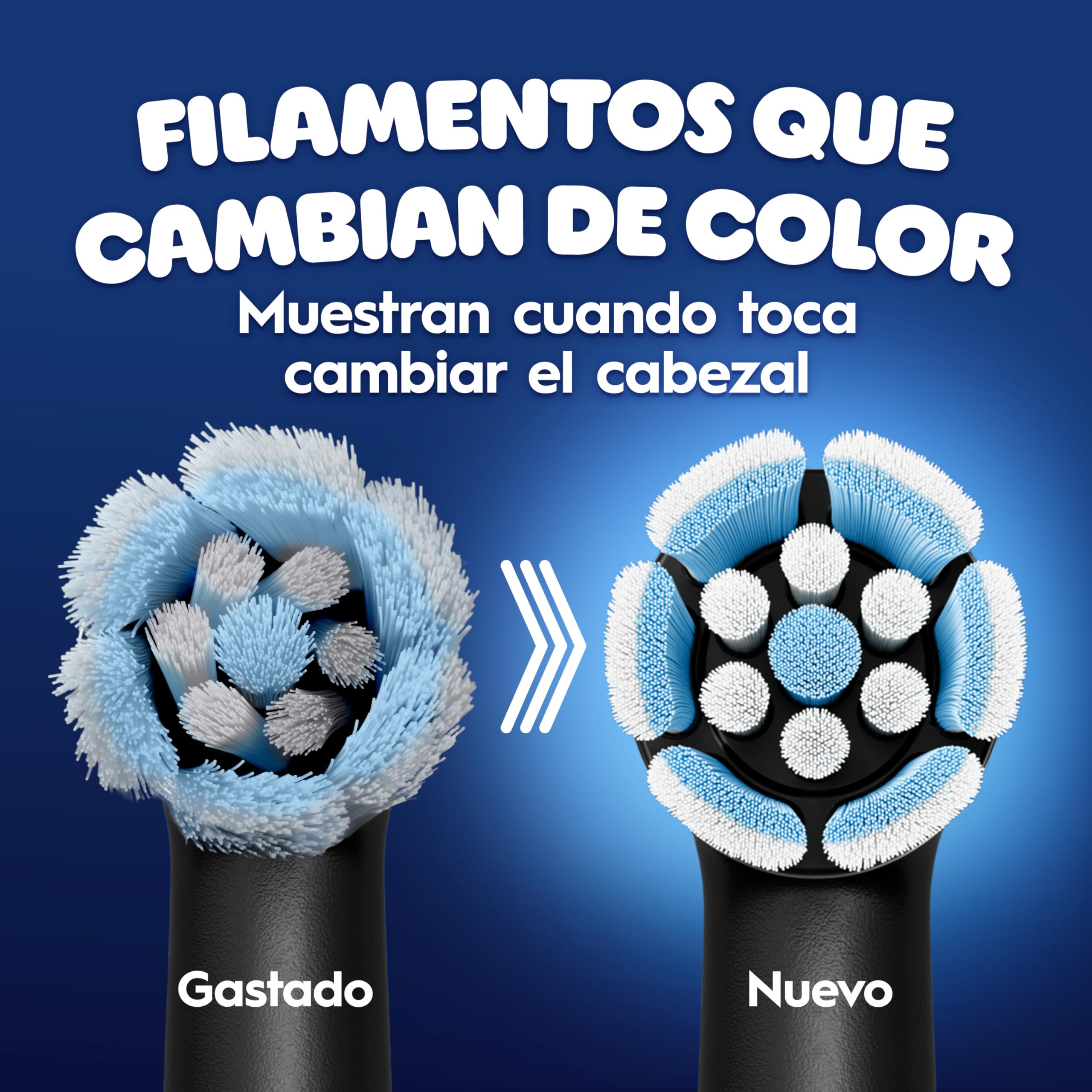 Oral-B iO Kids Marvel Spiderman Cabezales de Recambio para Niños+6 Años, Pack de 8 - Recambios Originales para Cepillos de Dientes Eléctricos Oral-B iO Kids, Suave con Dientes y Encías Móviles | Cabezales de Recambio Originales para Cepillos de Dientes El