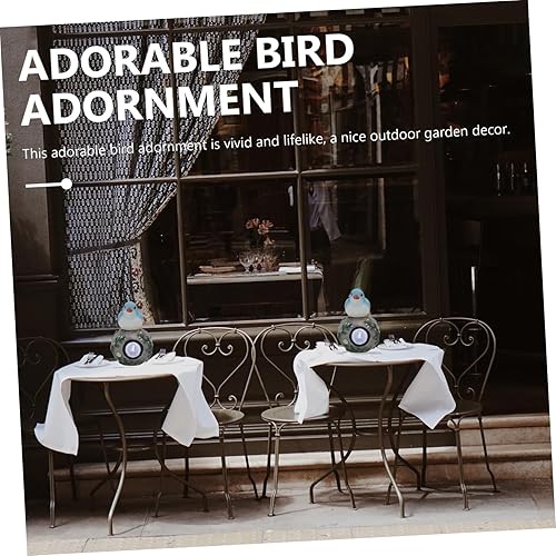 Miniatura 2 de Resina solar pájaro ornamento jardín decoración auto noche iluminación patio pájaro decoración patio paisaje luz solar ornamento