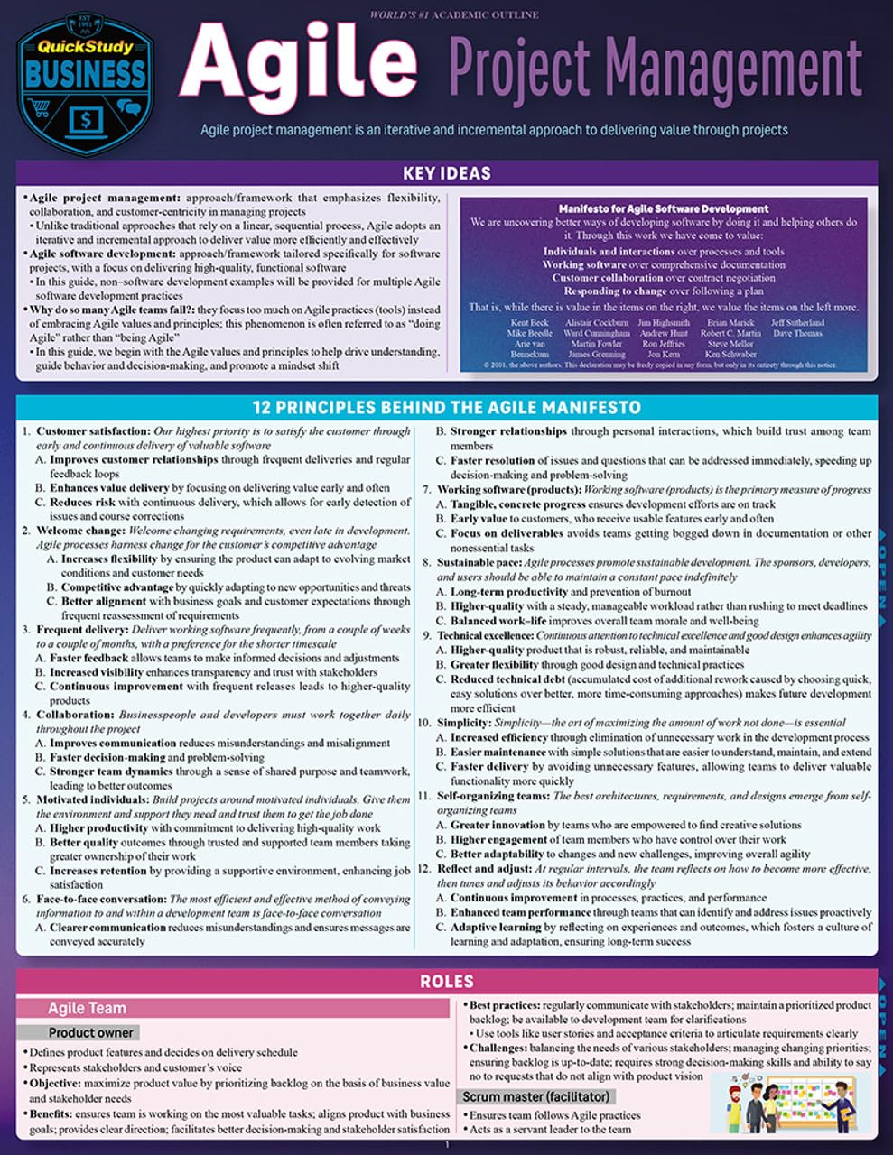 Agile Project Management: a QuickStudy Laminated Reference Guide - Image 2