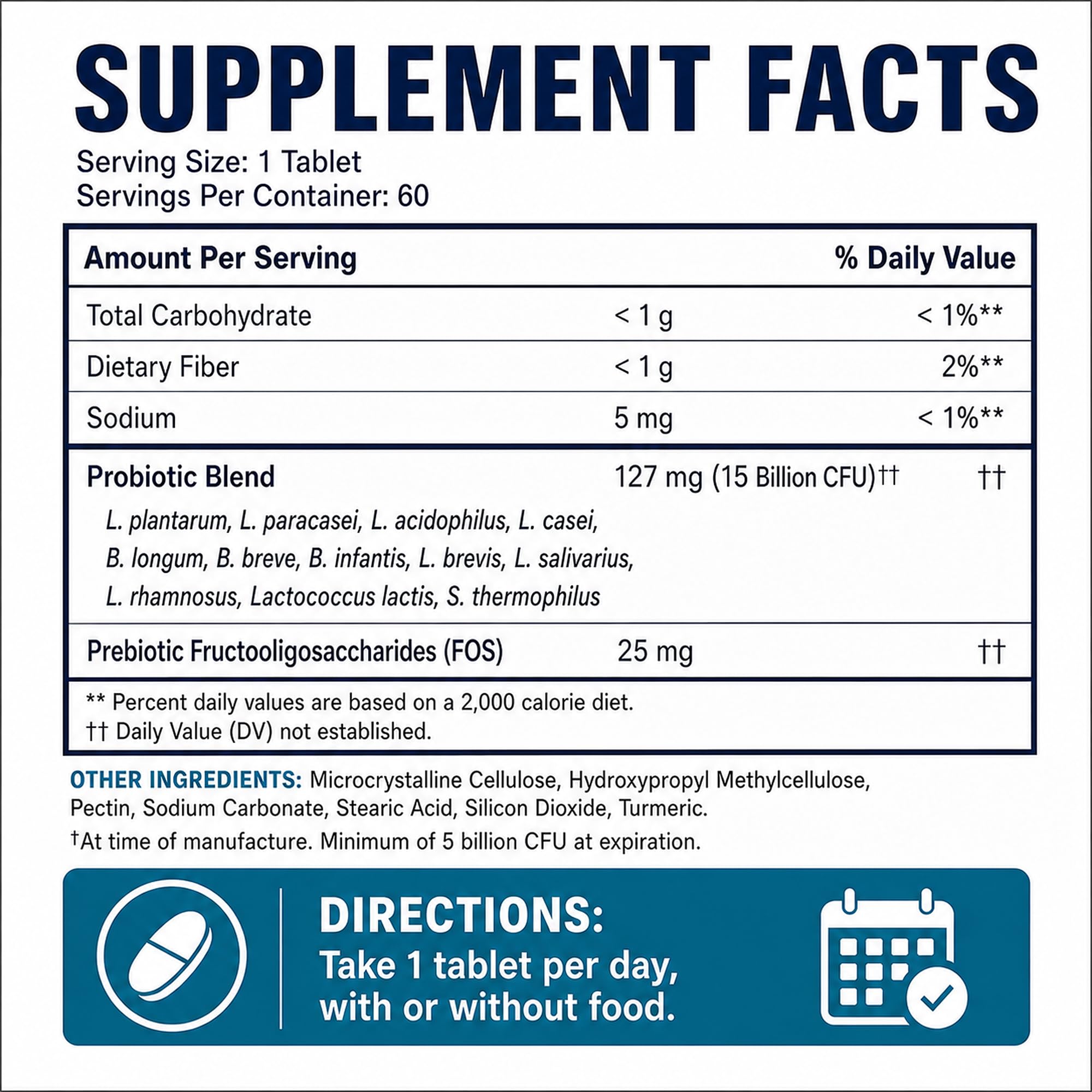 Balance ONE Probiotic for Women & Men, 15 Billion CFU, 12 Strains, 60 Count — Amazon image 9