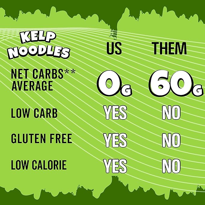 Fideos Kelp Bajos en Calorías (6 Paquetes) - 6.35 oz c/u miniatura 4