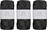 Vista 73 de Makromecity, Cordón de macramé de poliéster de 0.079 in x 125 yardas (375 pies) de 0.079 pulgadas, cuerda de polipropileno para macramé, para colgar