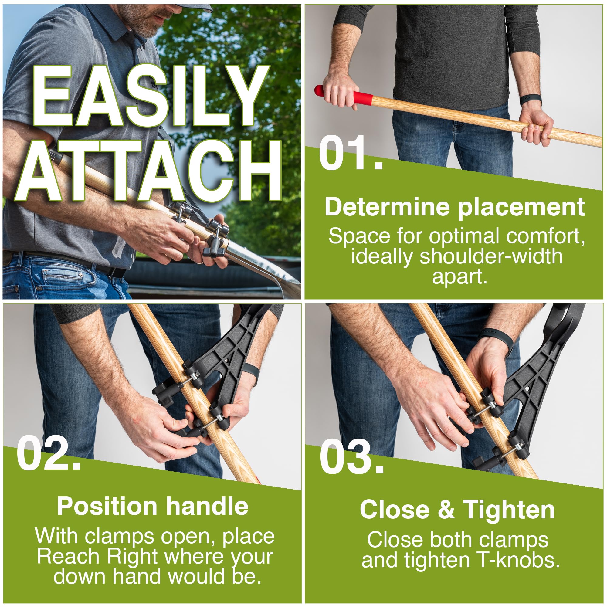 Reach Right - Maniglia assiale secondaria universale