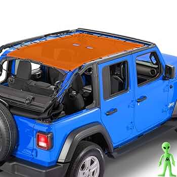 エイリアンサンシェード チェリーレッドJLF-Mesh Rubicon用