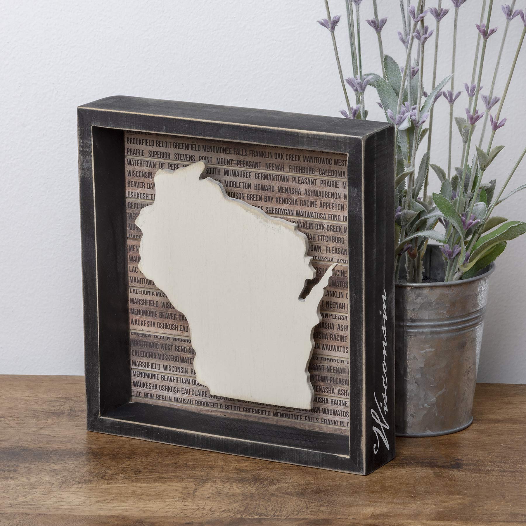 Primitives By Kathy Word Box Sign - 'Your Crazy Is Showing' Funny Home Decor