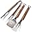 YouTheFan NFL Baltimore Ravens Classic Series 3-Piece BBQ Set , Stainless Steel, 22 x 9