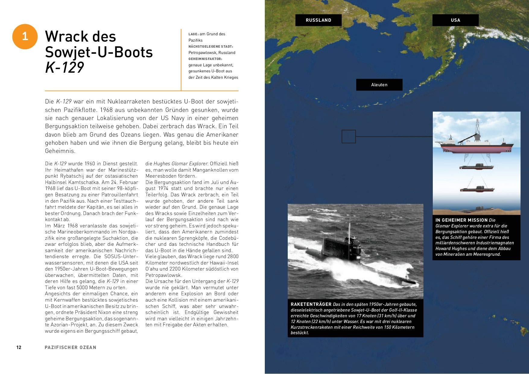 Die 100 geheimsten Orte der Welt: Von der entmilitarisierten Zone in Korea über das Grab des Dschingis Khan bis zu Hitlers Führerbunker und der Area 51