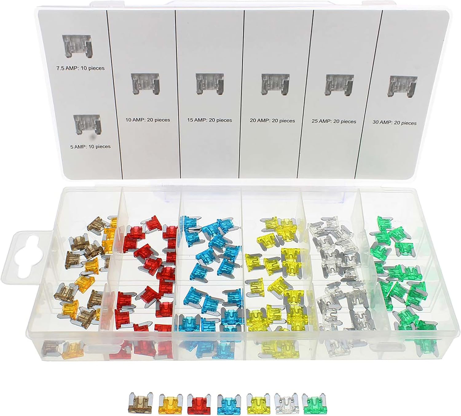 Kit Fusibili Auto 80 Pezzi | Assortimento Fusibili Lama Con Estrattore - Foto 6