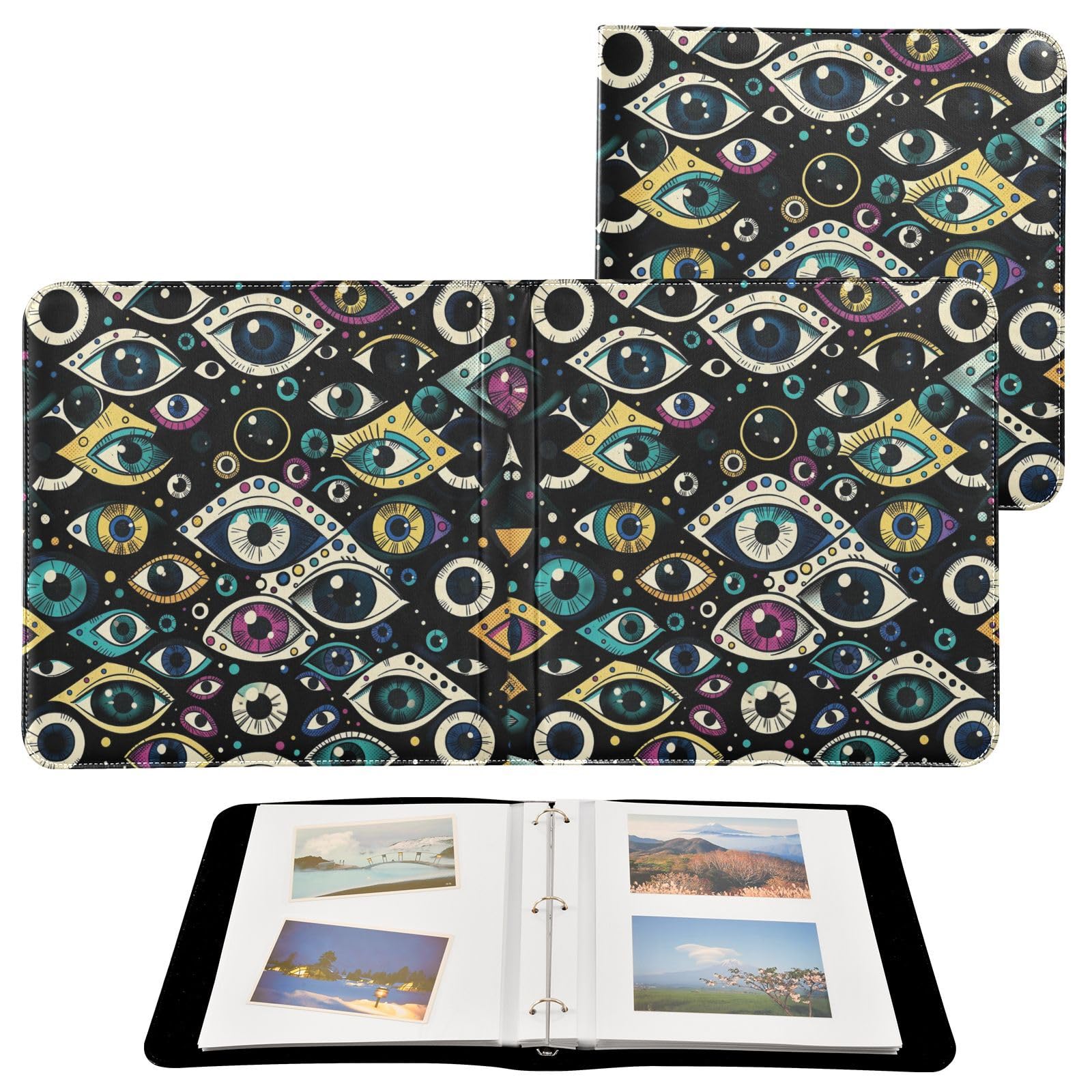 Album de scrapbooking en cuir pour ajouter ou retirer librement les pages intérieures