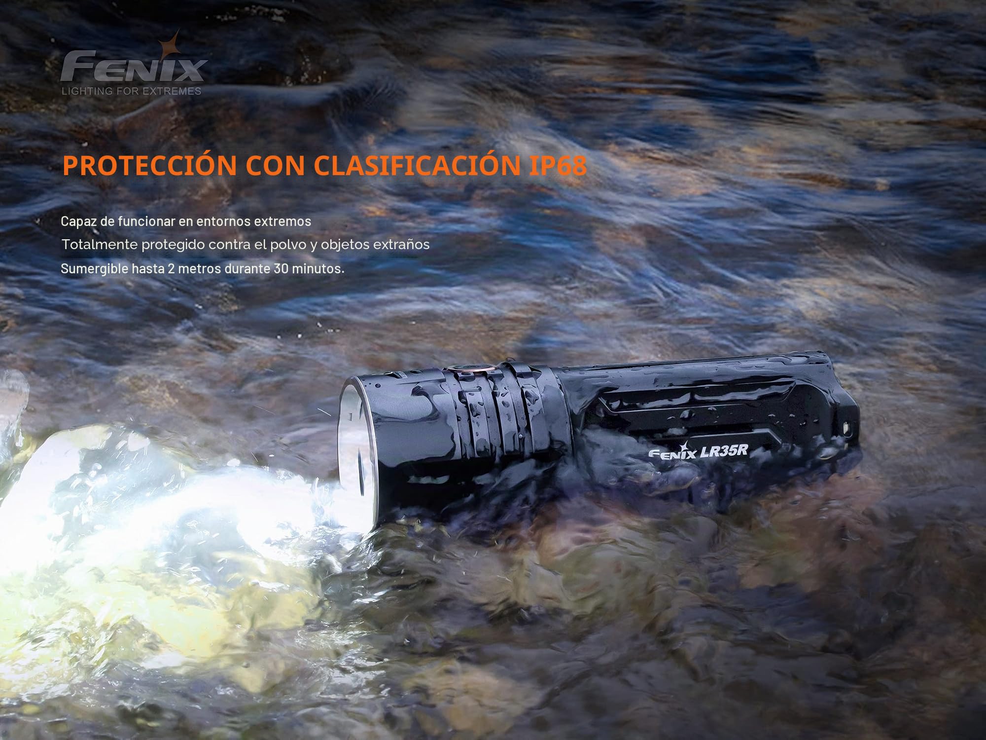 Fenix LR35 Linterna LED 10000 Lumen