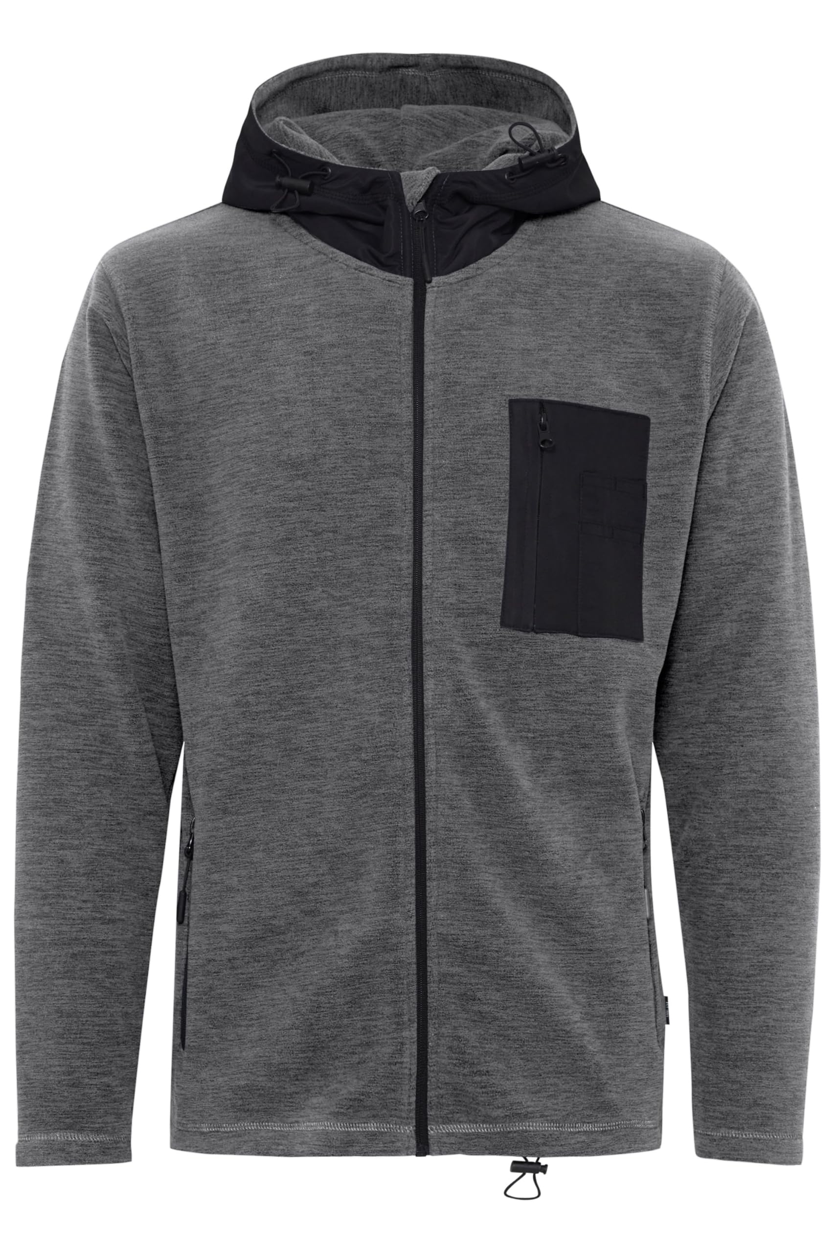 Indicode IDWilmot Herren Fleecejacke Sweatjacke Jacke mit Kapuze