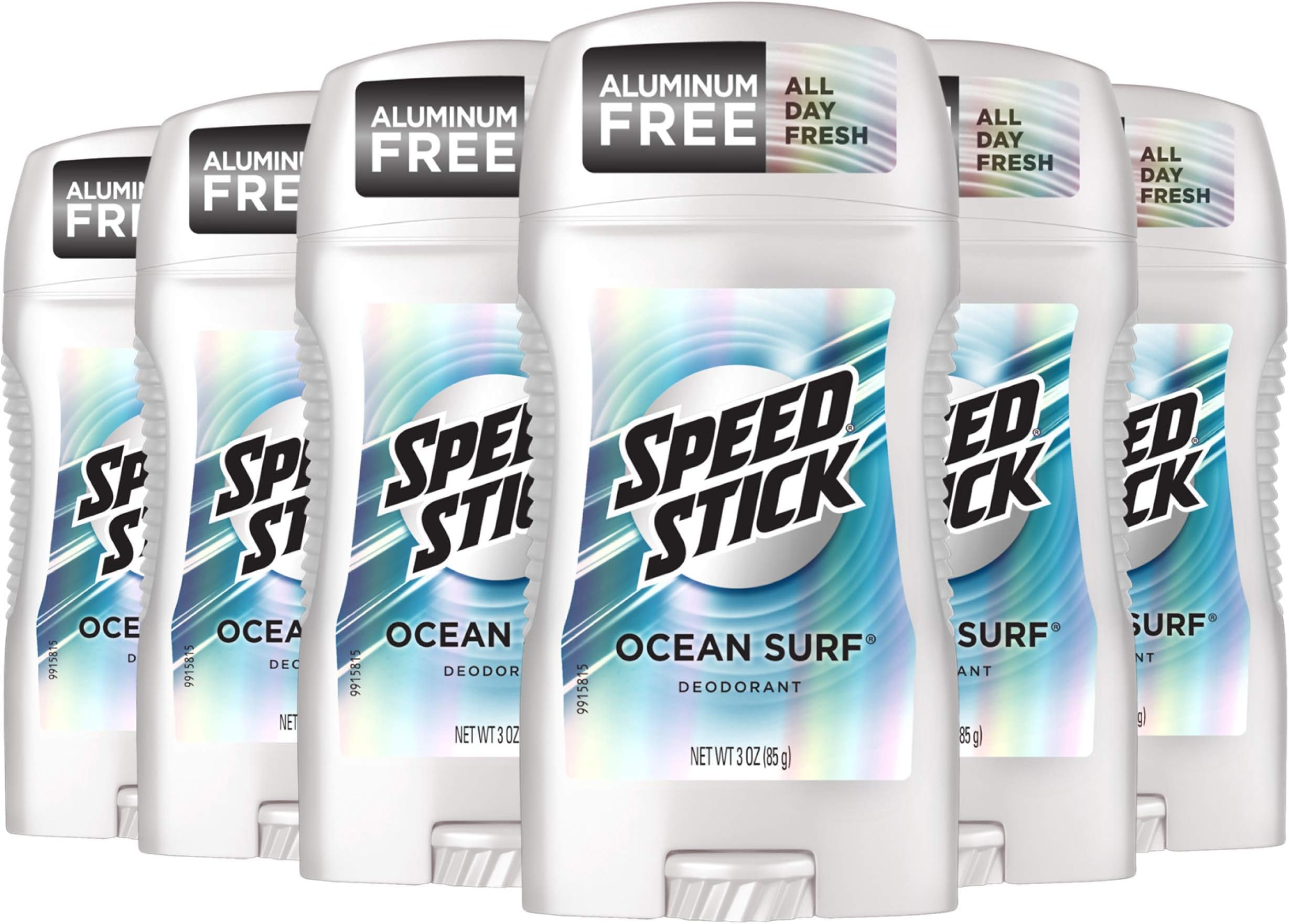 Speed Stick Deodorant, Ocean Surf, 3-Ounce Sticks (Pack of 6)