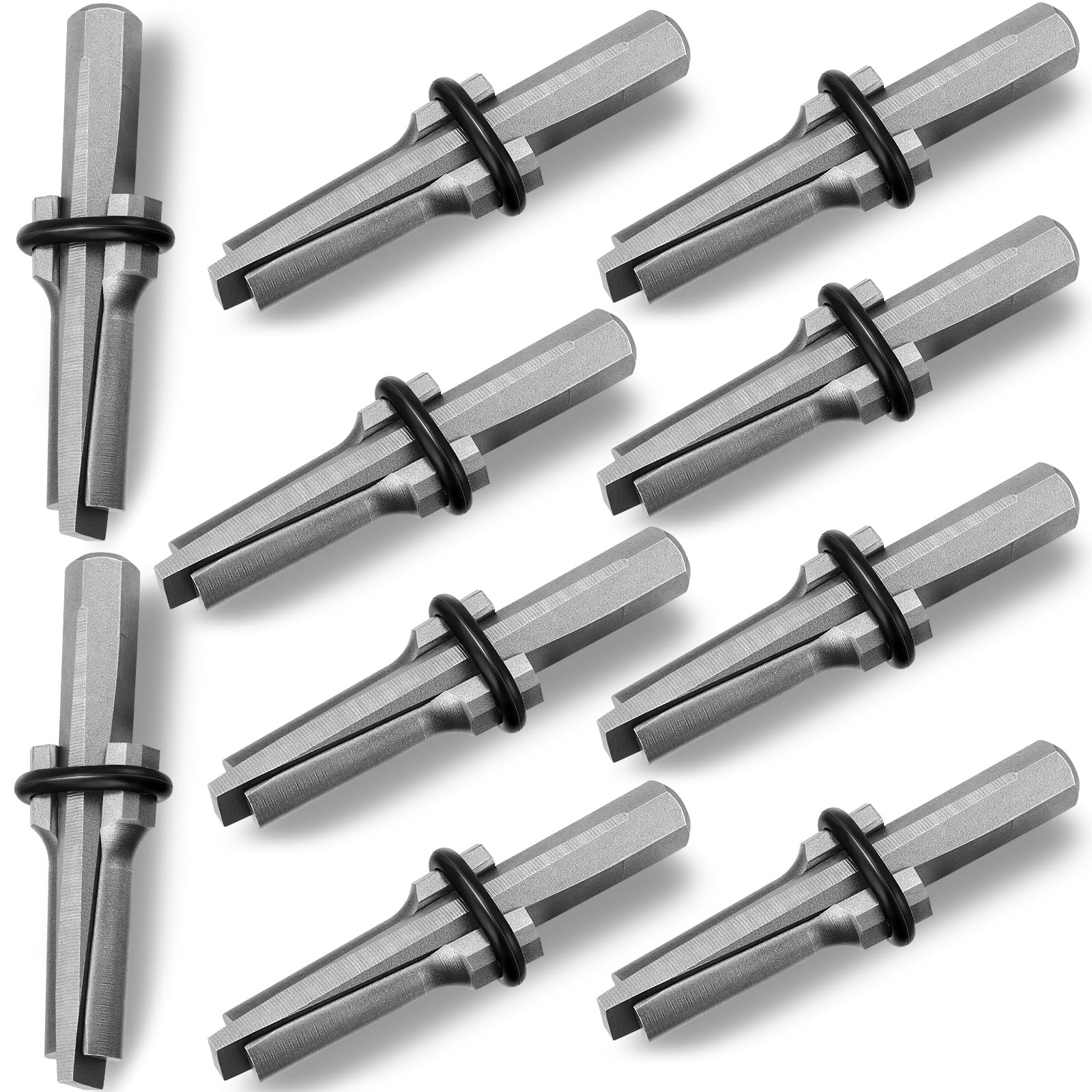 Gisafai 10 Pcs Rock Splitting Wedges, 5/8'' Wedge and Feather Shims
