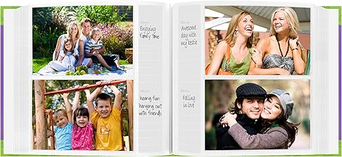 Miniatura 2 de Pioneer Photo Albums Álbum de fotos con cubierta de 200 bolsillos con apliques de margaritas 3D, 4 x 6 pulgadas