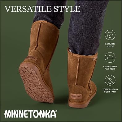 Minnetonka Women's Callahan Suede Mid-Calf Boots