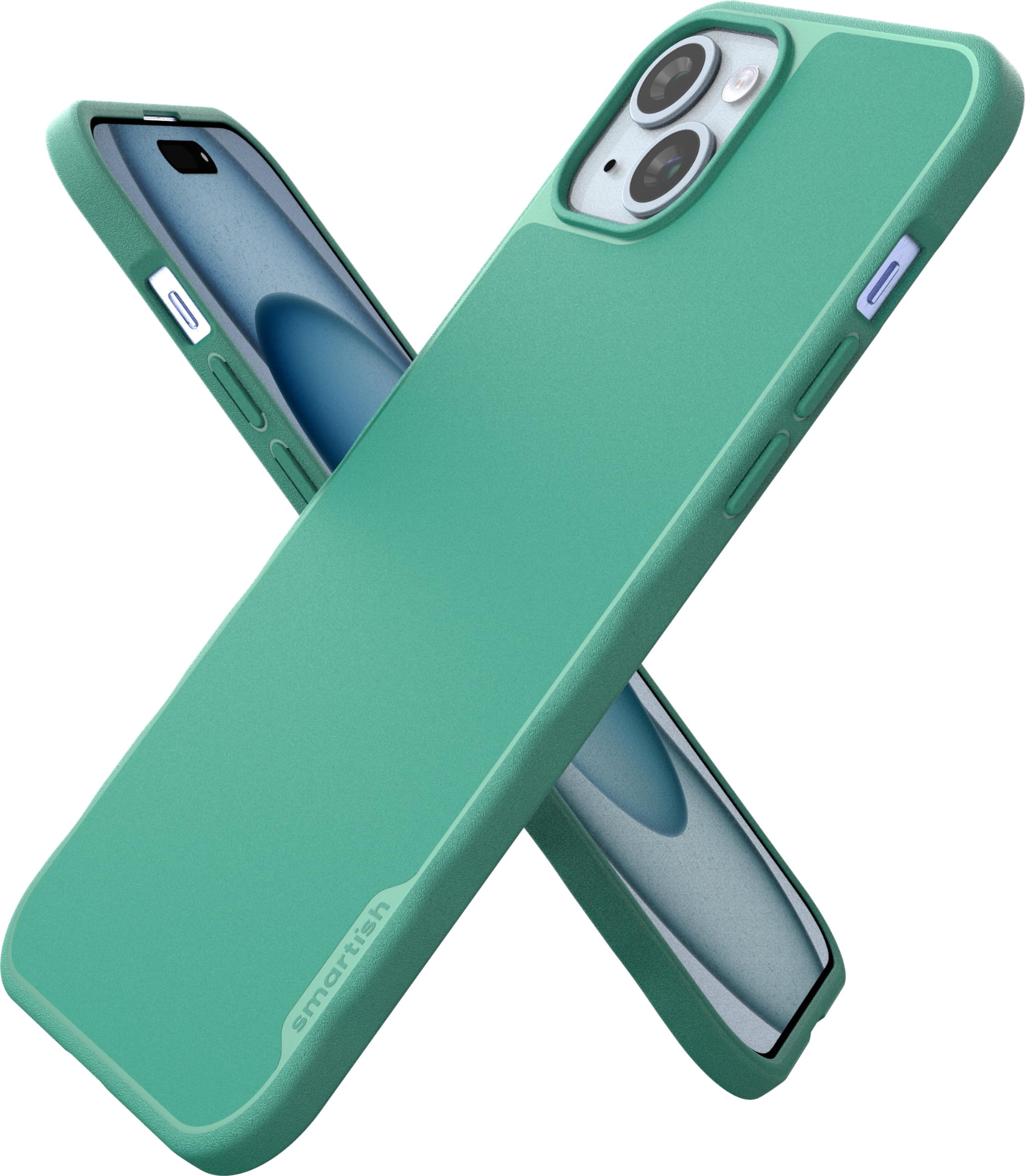 Smartish iPhone 15 Plus Magnetic Case - Gripmunk Compatible with MagSafe [Lightweight + Protective] Slim/Thin Grip Cover with Microfiber Lining - So Jaded