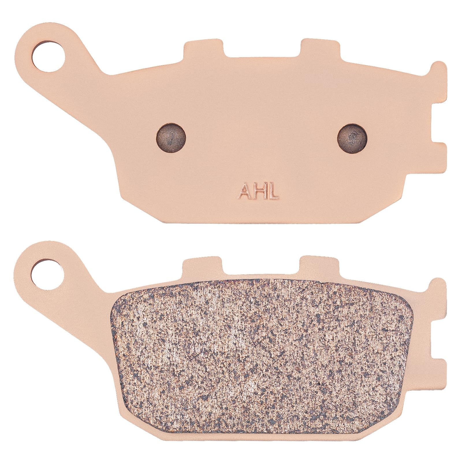 AHL-Kit Motocicleta Pastillas de freno para Kawasaki Z1000 ABS (ZR1000 C7F/C8F/C9F) 2007-2009 (Cobre sinterizado)