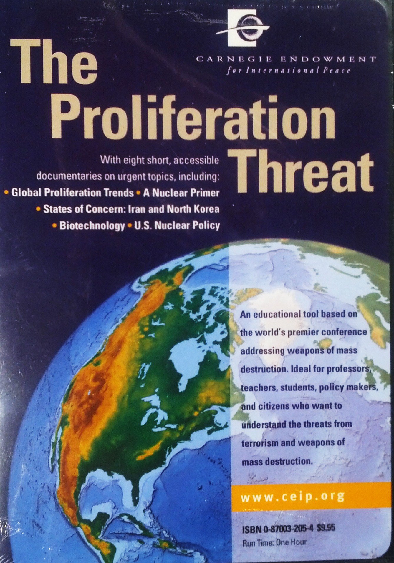 The Proliferation Threat - Carnegie Endowment for International Peace [DVD]